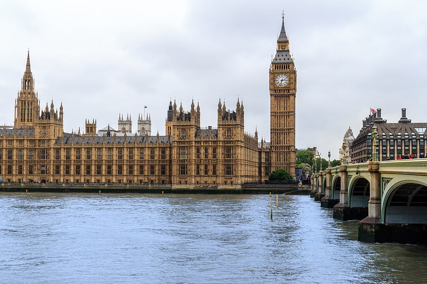 Big Ben and Houses of Parliament on the River Thames