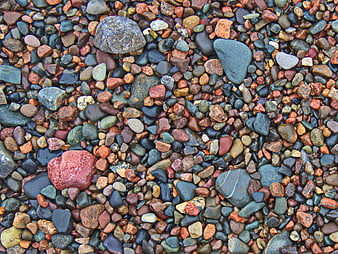 Colorful Wet Pebbles and Stones Texture Background