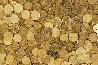 Pile of Euro Coins Background