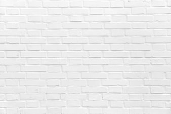 White Painted Brick Wall Texture Background