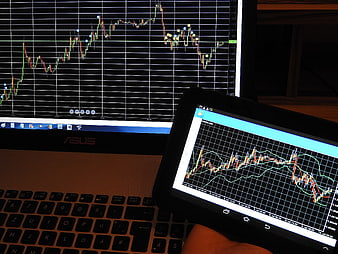 Forex Trading Charts on Laptop and Tablet