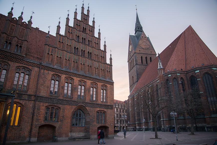 Historic Brick Architecture in Göttingen, Germany