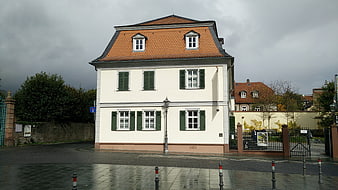 Sinclair House in Bad Homburg with Green Shutters