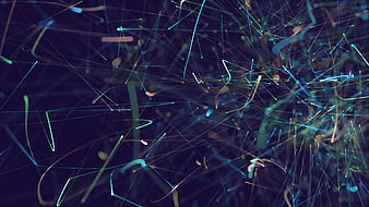Abstract Futuristic Laser Lines and Digital Data Network Background