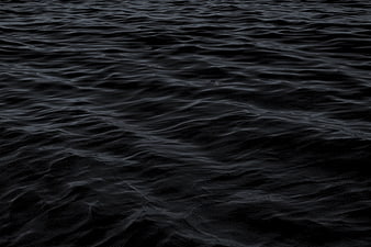 Dark Monochrome Ocean Waves Texture Background