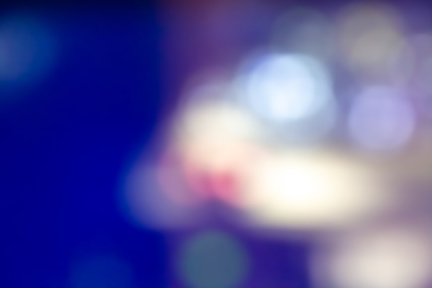 Abstract Blue and Purple Bokeh Background with Soft Light