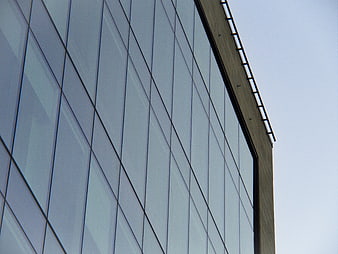 Modern Glass Office Building Facade Architecture