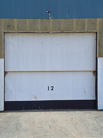 Industrial Warehouse Loading Dock Door Number 12