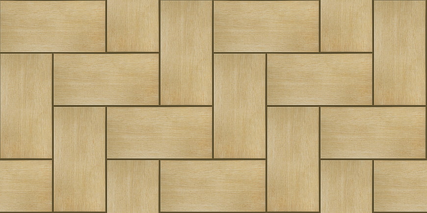 Light Oak Parquet Wood Floor Pattern