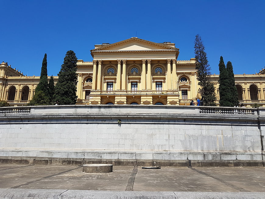 Museum of Ipiranga facade in Sao Paulo Brazil
