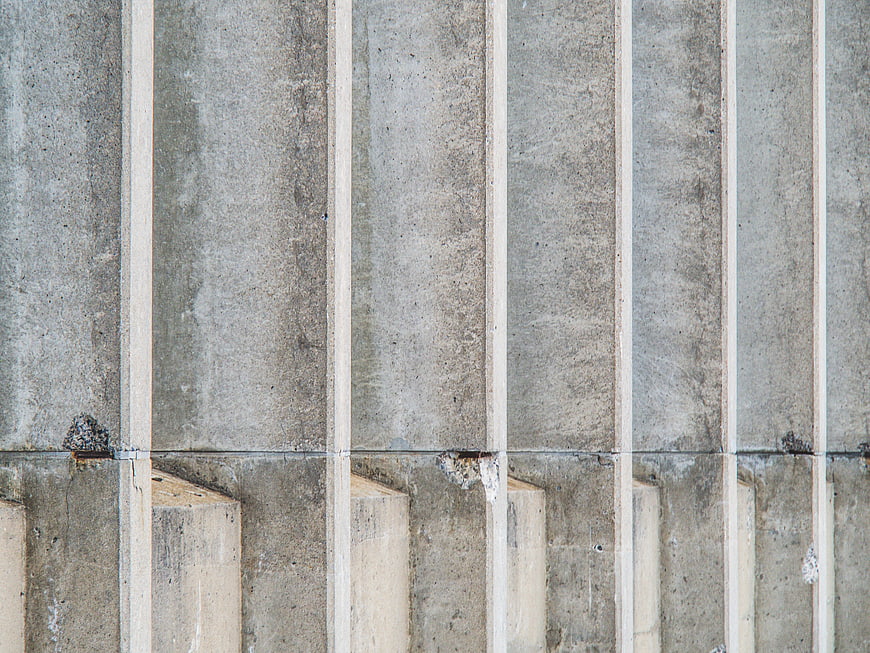 Abstract Weathered Concrete Wall Texture with Vertical Lines