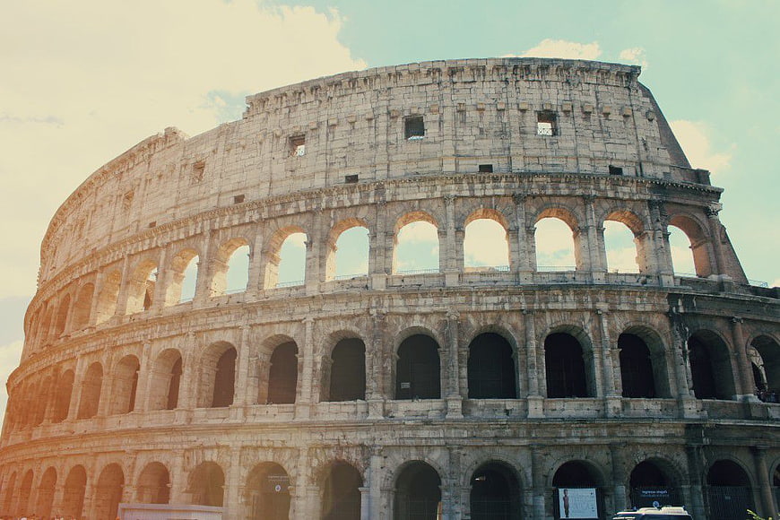 Colosseum in Rome Italy Ancient Architecture