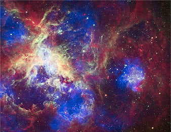 Vibrant Tarantula Nebula Space Photography