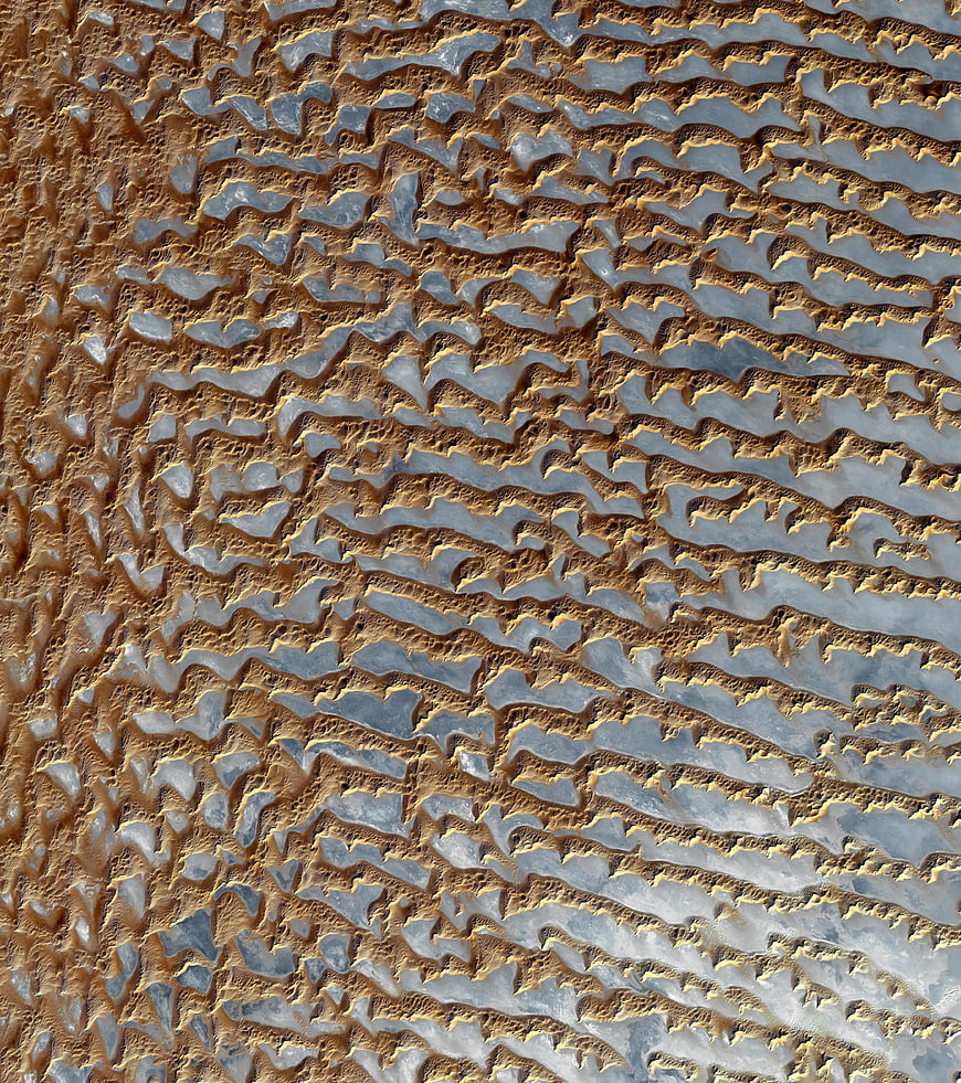 Abstract Gray and Brown Wavy Texture Pattern