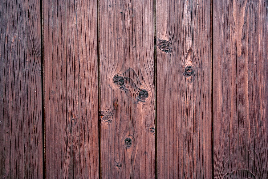 Rustic Vertical Wood Plank Texture With Natural Knots