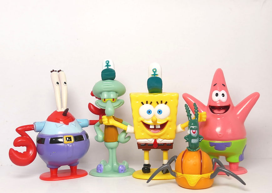 SpongeBob SquarePants Character Toy Figures Collection