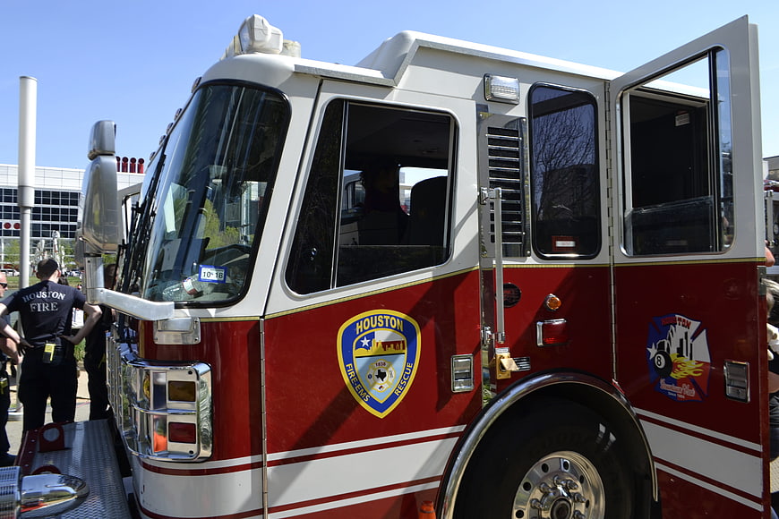 Houston Fire Department Engine 8 Close Up