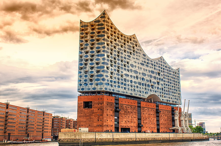 Elbphilharmonie Concert Hall Hamburg Architecture Skyline