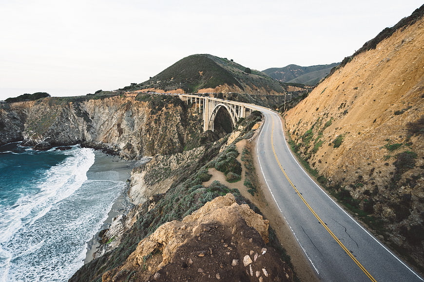 Bixby Creek Bridge on California Coast Highway