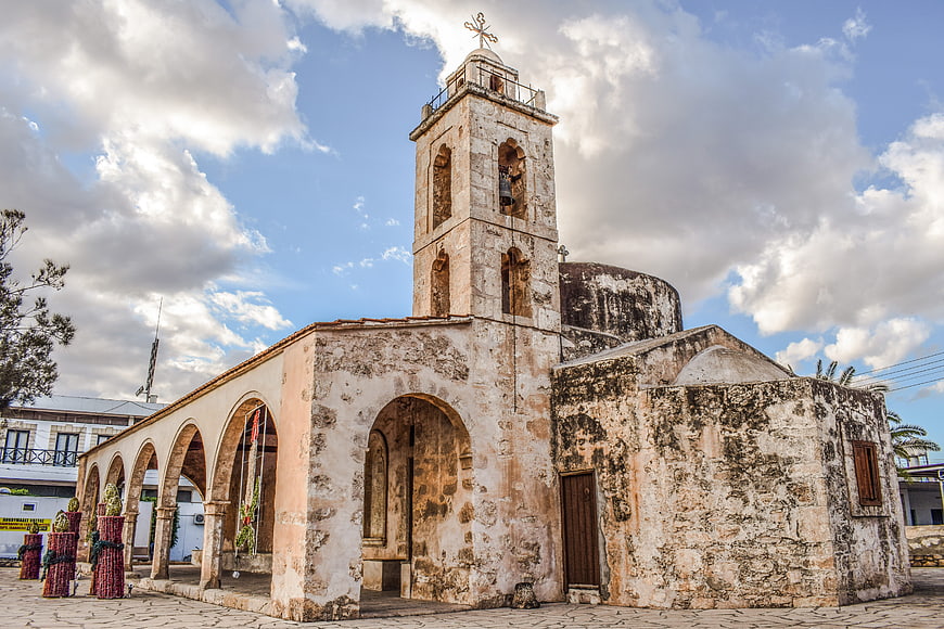 Historic Orthodox Church in Liopetri, Cyprus