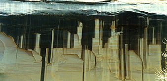 Abstract Rock Texture Resembling Cityscape