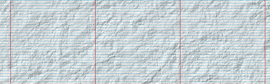 Crumpled Lined Notebook Paper Texture Background