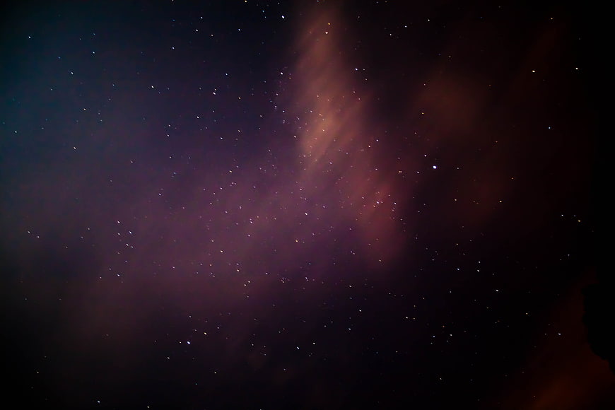 Milky Way Galaxy Night Sky With Stars And Nebula