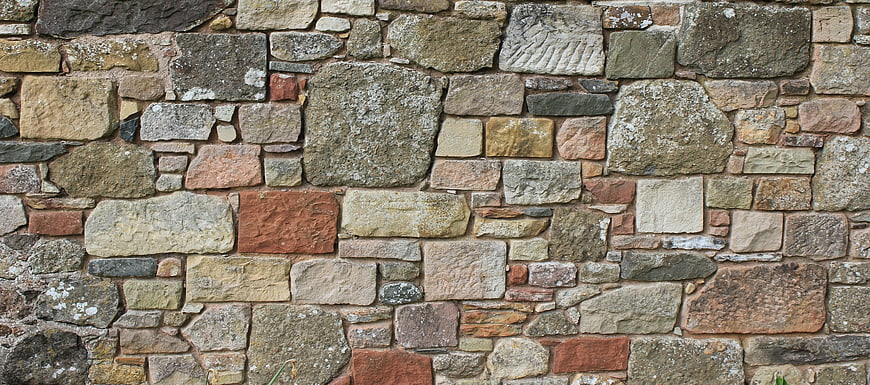 Rustic Stone Wall Texture Background