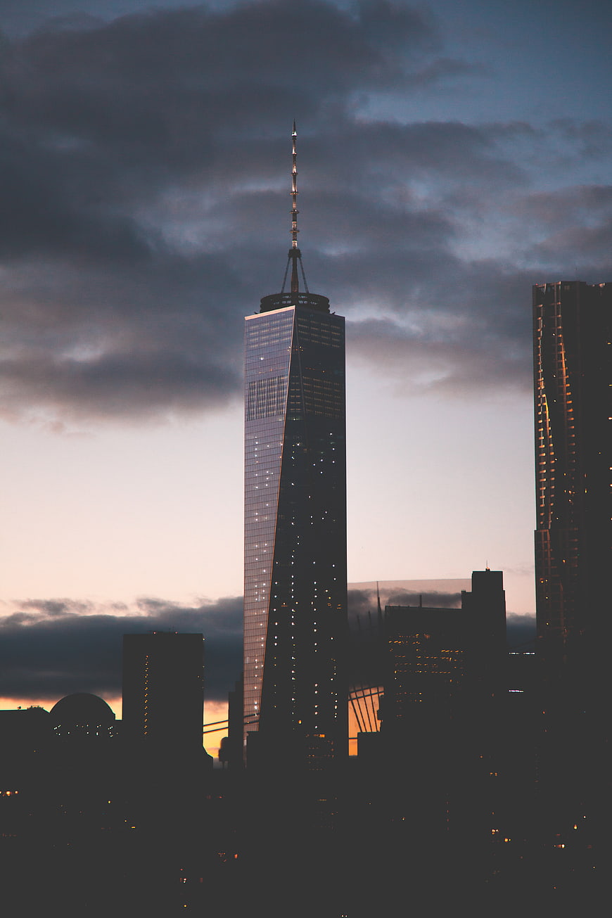 One World Trade Center Skyline at Dusk