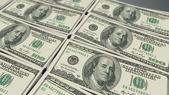 Stacks of One Hundred Dollar Bills