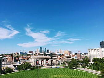 Cleveland Skyline and Terminal Tower View from University Circle