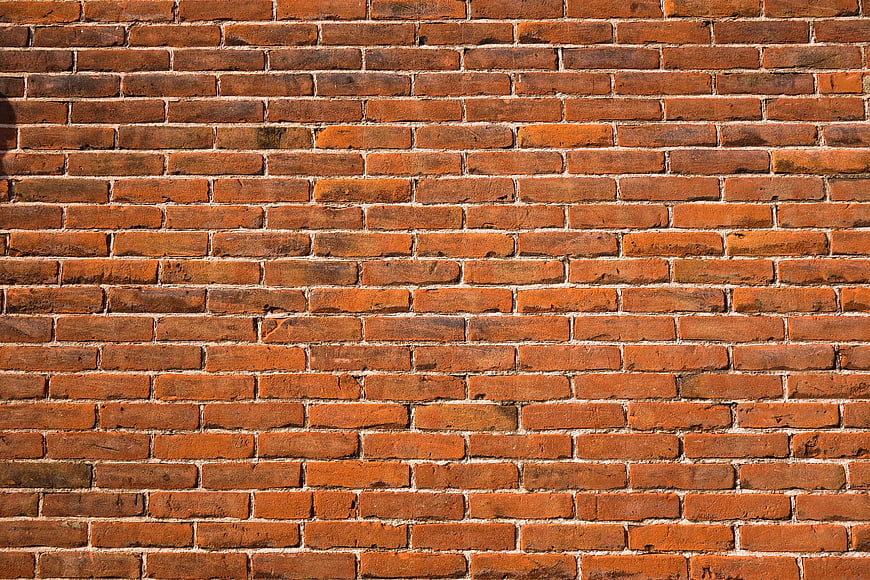 Red Brick Wall Texture Background