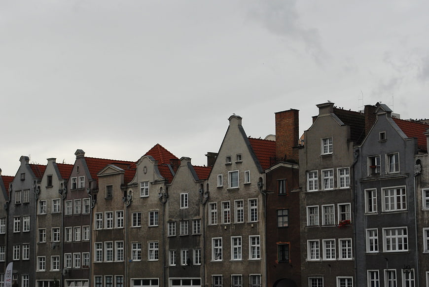 Historic Gabled Houses in Gdansk, Poland