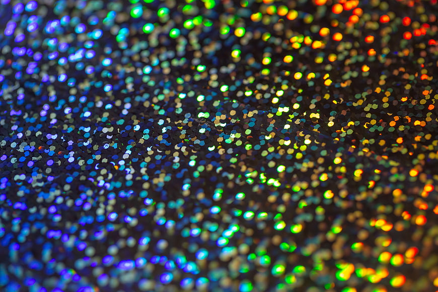Abstract Rainbow Glitter Texture Background