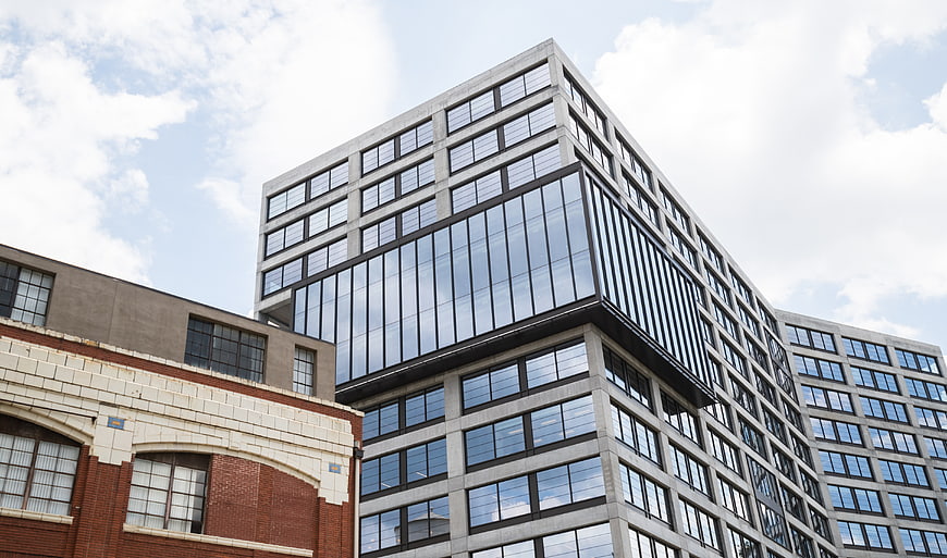 Modern Glass Office Building Architecture