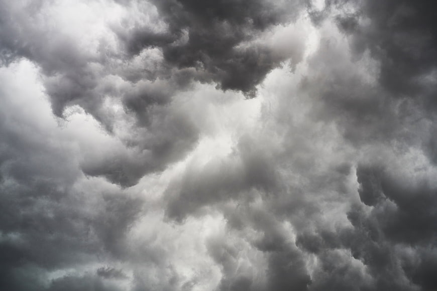 Dramatic Dark Storm Clouds Filling the Sky