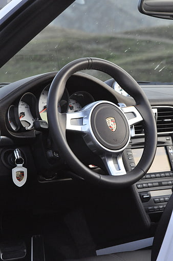 Porsche 911 Turbo Steering Wheel and Dashboard Interior