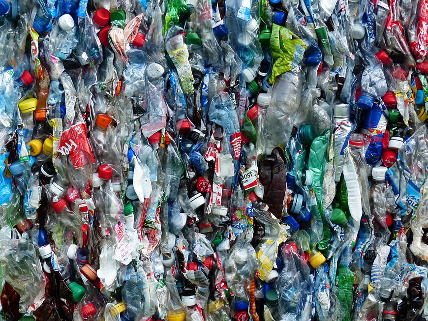 Compressed Plastic Bottle Bales For Recycling And Waste Management