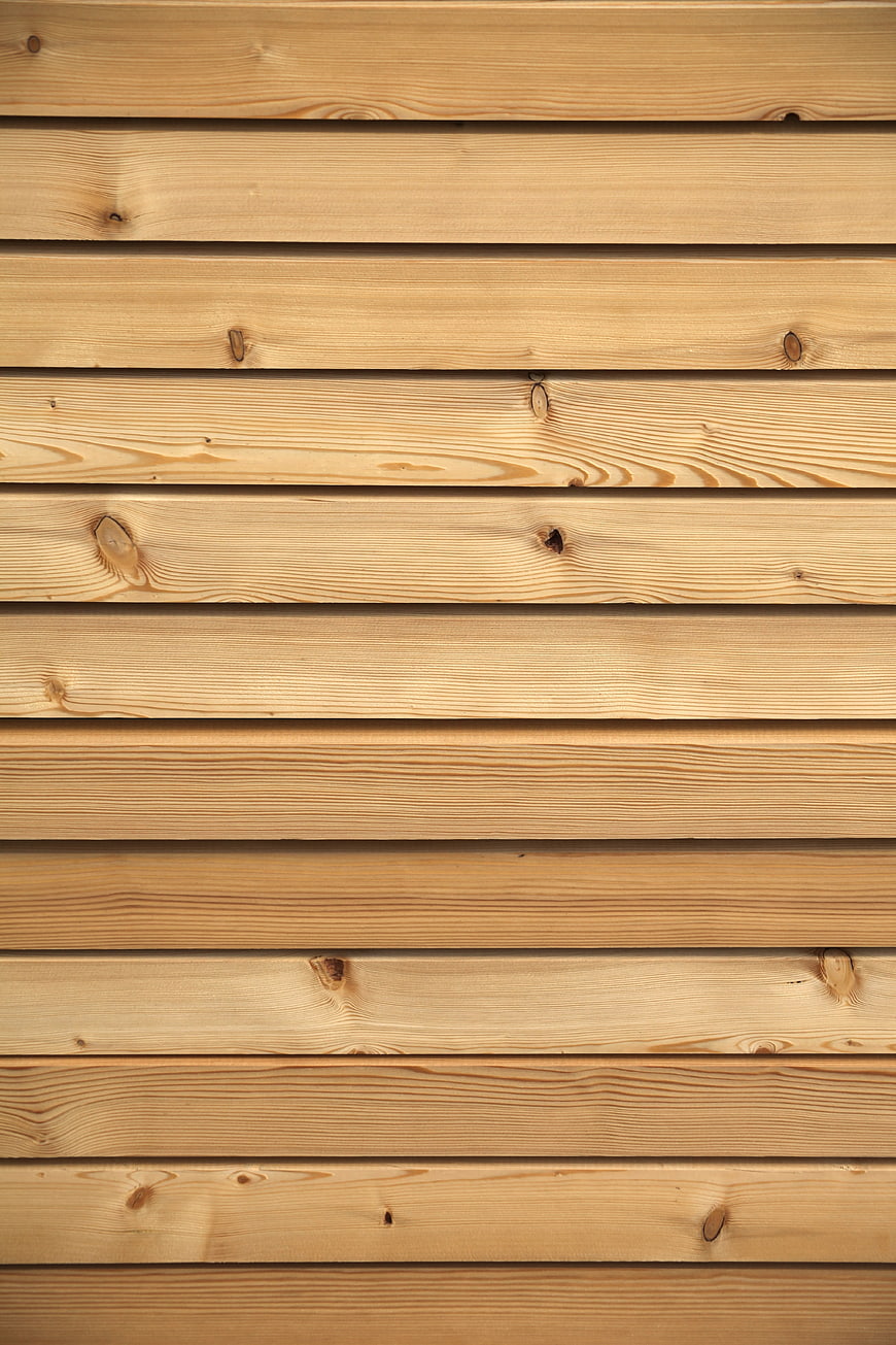 Horizontal Pine Wood Plank Texture Background