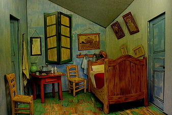 3D Sculpture of Van Gogh Bedroom in Arles