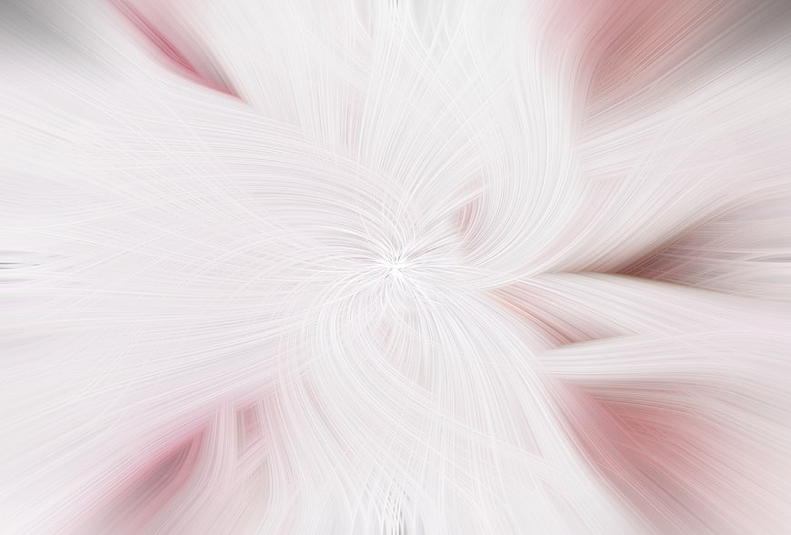 Abstract White and Pink Swirling Fractal Background