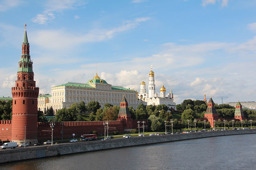Moscow Kremlin and Red River View