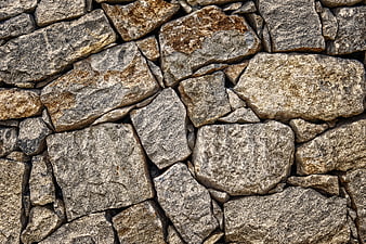 Rustic Stone Wall Texture Background