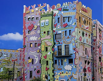 Rizzi House Colorful Childlike Facade Architecture