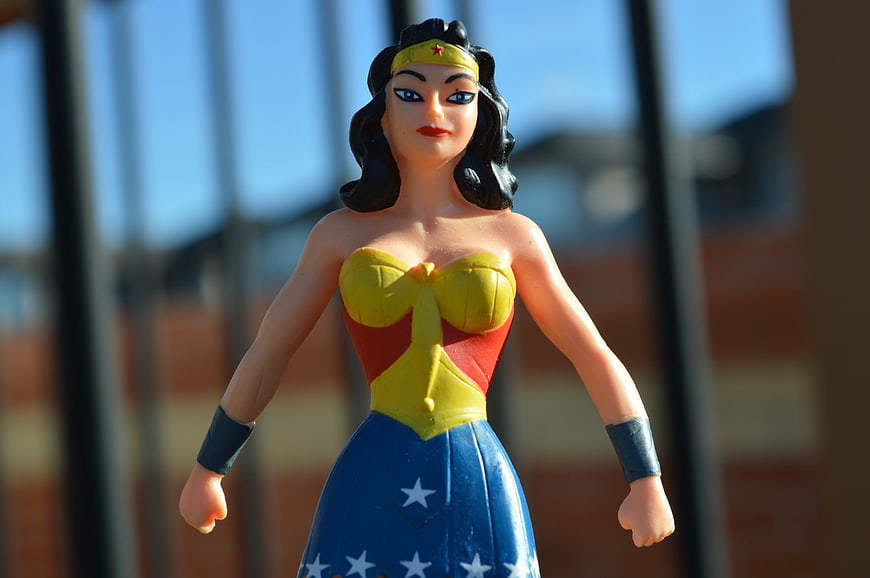 Wonder Woman Action Figure Close-Up