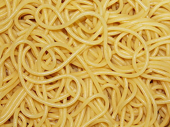 Close-up of cooked spaghetti pasta texture background