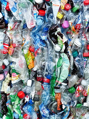 Compressed Plastic Bottle Bales For Recycling