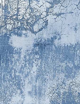 Blue and White Cracked Concrete Texture Background