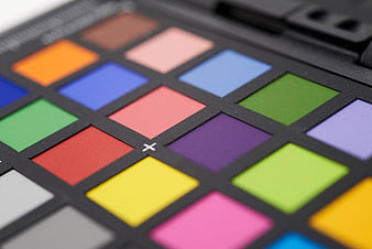 Close-up of Color Checker Calibration Card for Photography