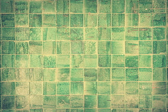 Vintage Green Ceramic Tile Texture Background